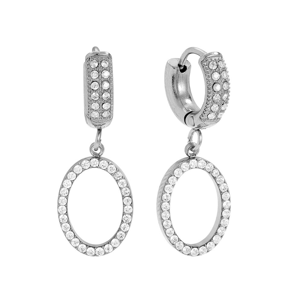 Ovalé Lumière Earrings 14K Plated