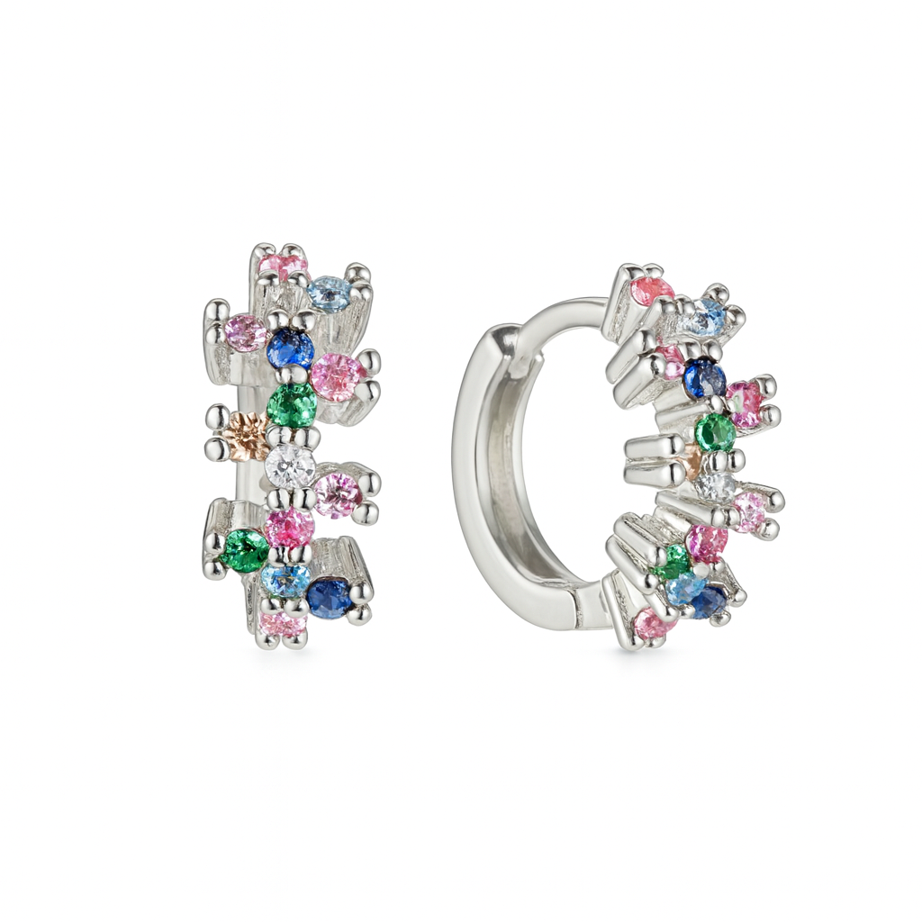 Aurora Sparkle Earrings 14K Plated