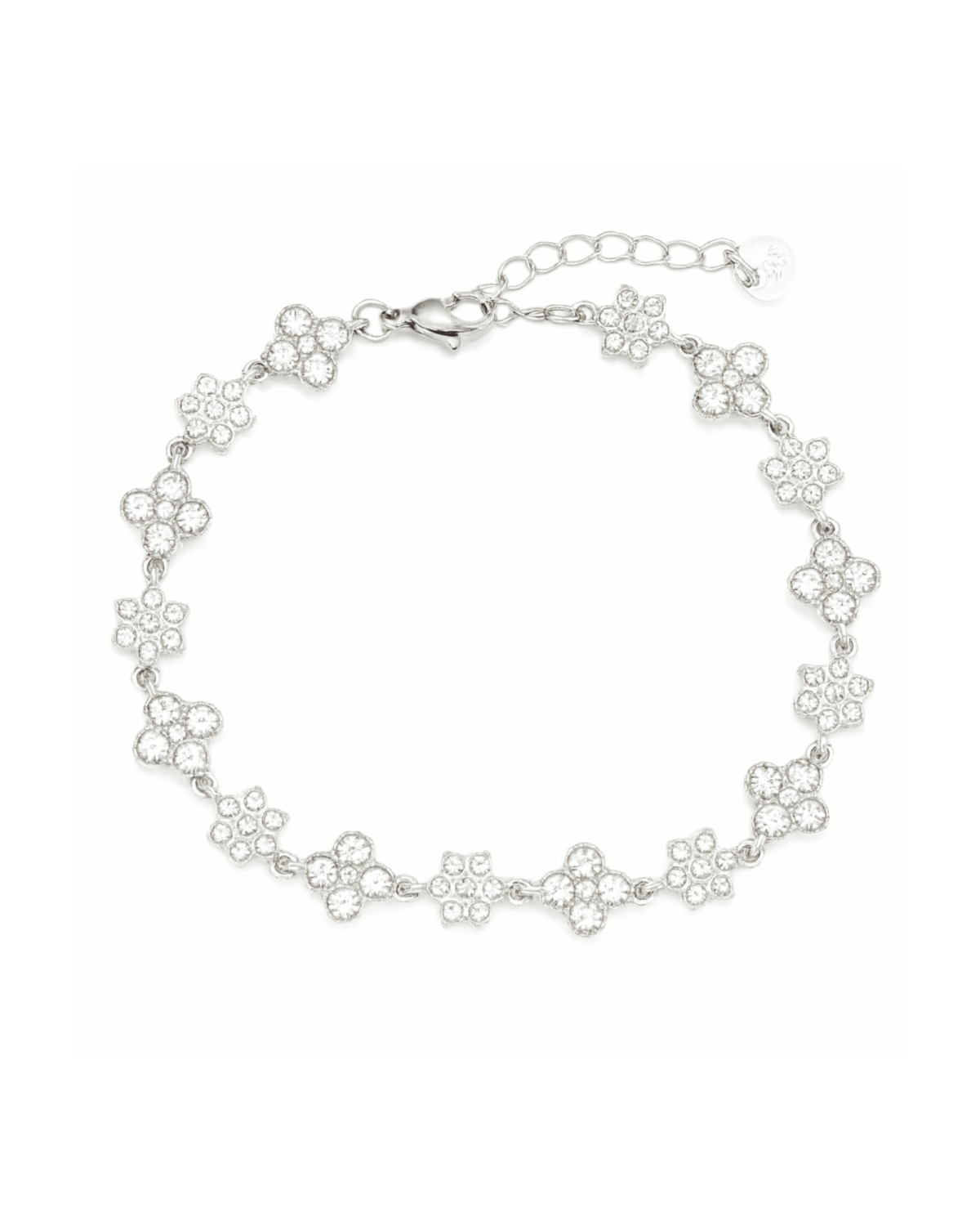 Crystal Bloom Bracelet 14K Plated