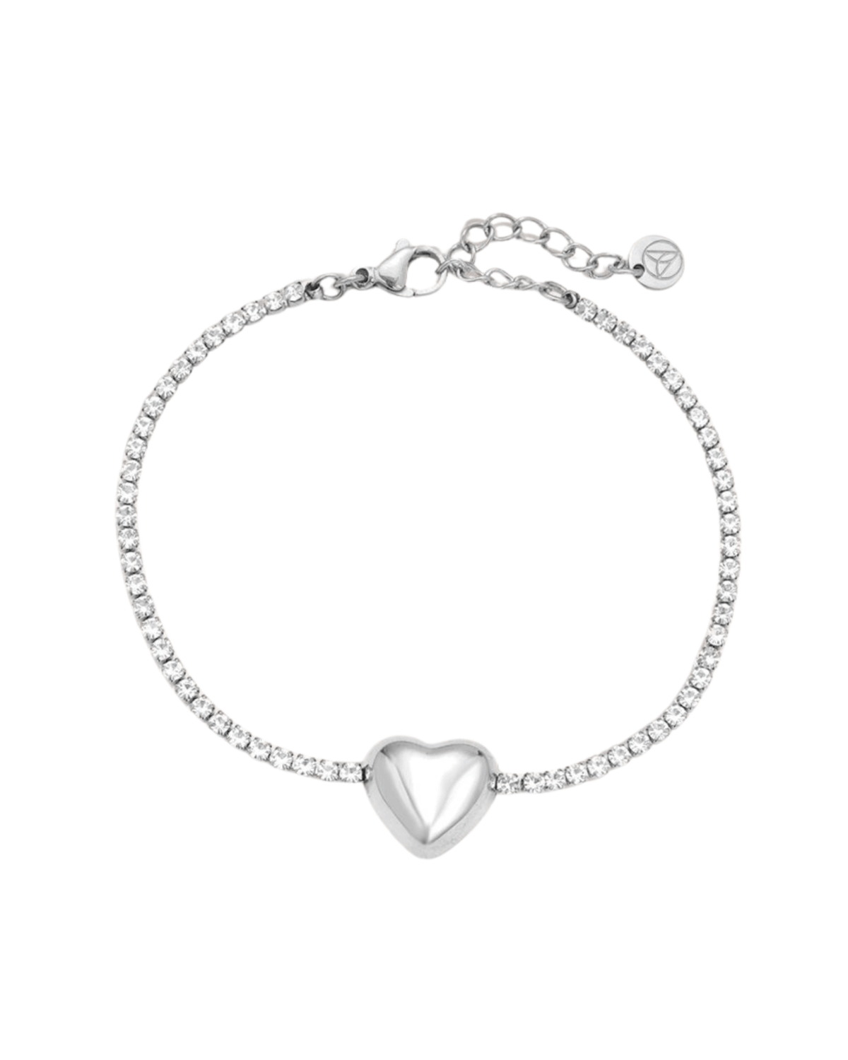 Crystal Heartshine Bracelet 14K Plated