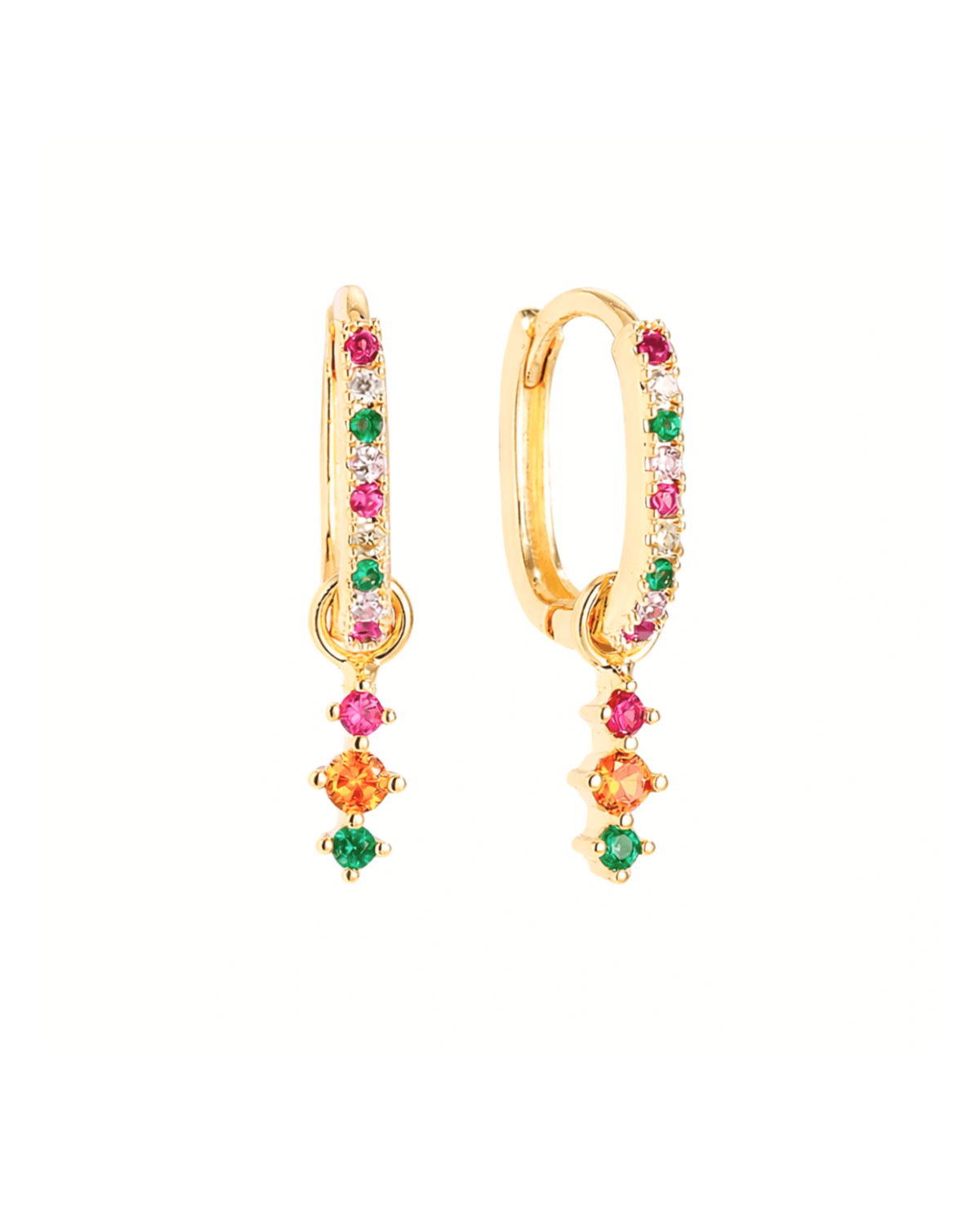 Chromia Drop Earrings 14K Plated